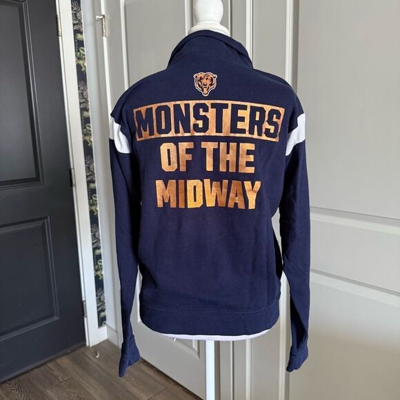 Y2K Victoria’s Secret PINK NFL Collab Chicago Bears Pullover Sweatshirt Size XS - Picture 3 of 6